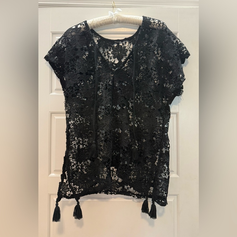 Black Swimsuit Coverup
